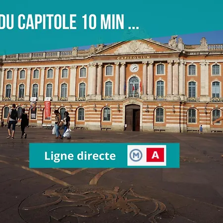 Apartmán New-le Patio St Cyprien - Parking - Terrasse - Netflix Toulouse